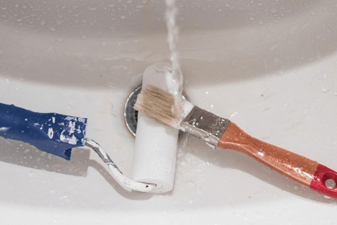 Cuidado y mantenimiento de herramientas de pintura